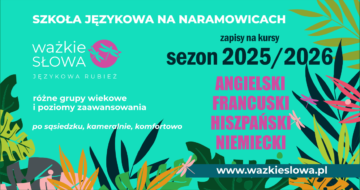 Roczne kursy językowe w Ważkie SŁOWA, sezon 2025/2026
